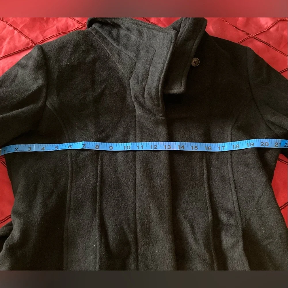 NEW Cole Haan Women's Slick Belted Long Coat Size 12